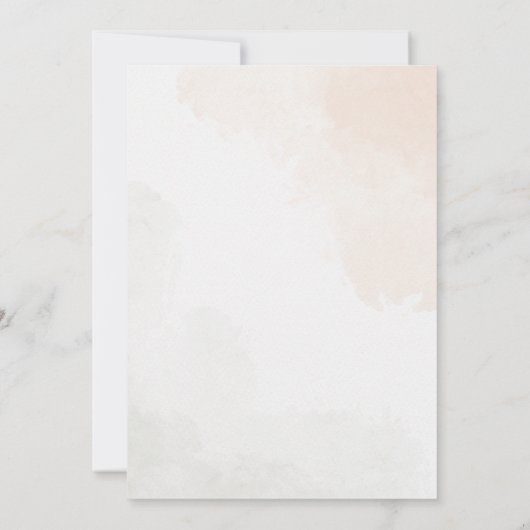 Wedding invitation 招待状 (裏面)