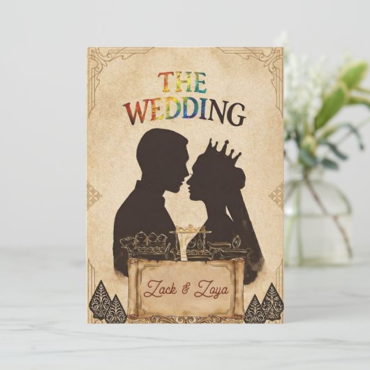 Wedding Invitation  招待状 (スタンド正面)