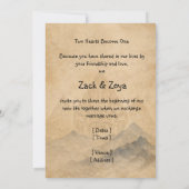 Wedding Invitation  招待状 (裏面)