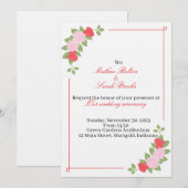 Wedding Invitation 招待状 (正面/裏面)