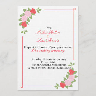 Wedding Invitation 招待状