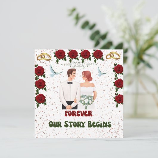 Wedding Invitation 招待状 (スタンド正面)