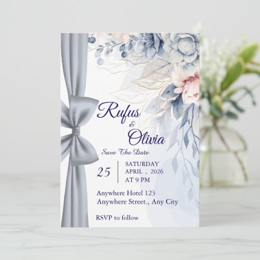 Wedding Invitation  招待状 (スタンド正面)