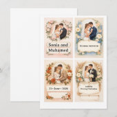 Wedding Invitation 招待状 (正面/裏面)