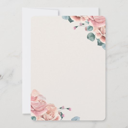  Wedding Invitation 招待状 (裏面)