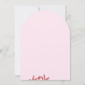 wedding invitation 招待状 (裏面)