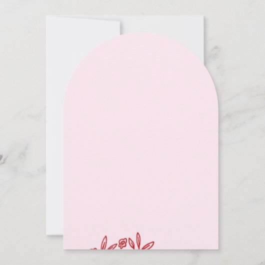 wedding invitation 招待状 (裏面)