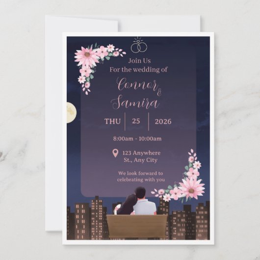 Wedding invitation 招待状 (正面)