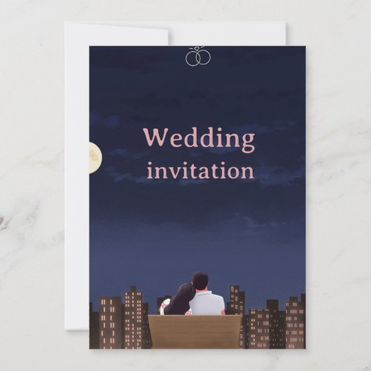 Wedding invitation 招待状 (裏面)