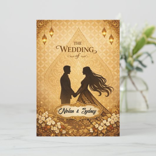 Wedding Invitation 招待状 (スタンド正面)