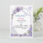 wedding Invitation  招待状 (スタンド正面)