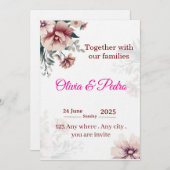 Wedding invitation 招待状 (正面/裏面)