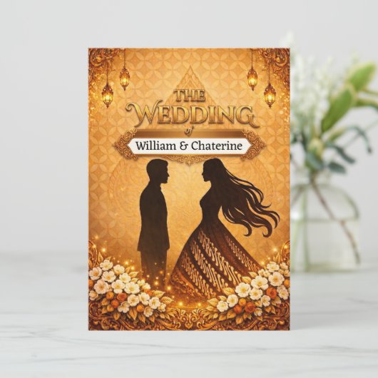 Wedding Invitation  招待状 (スタンド正面)