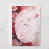 Wedding Invitation  招待状 (裏面)