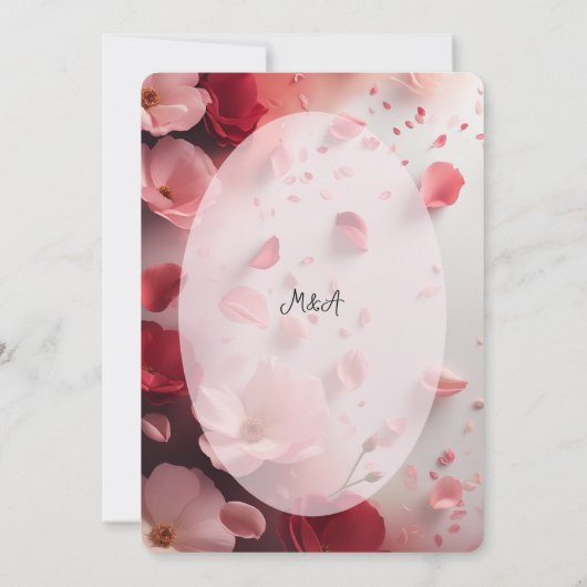 Wedding Invitation  招待状 (裏面)