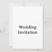 Wedding Invitation 招待状 (正面)
