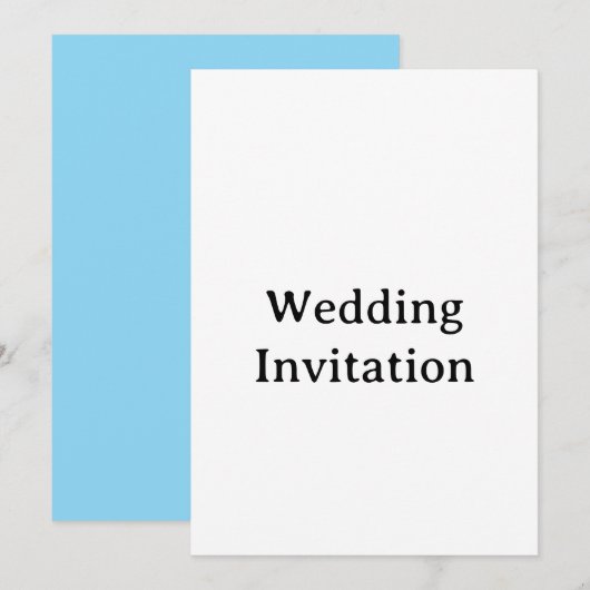 Wedding Invitation 招待状 (正面/裏面)
