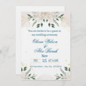 Wedding invitation  招待状 (正面/裏面)