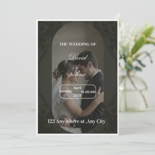 Wedding Invitation 招待状 (スタンド正面)