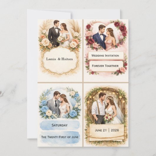 Wedding Invitation 招待状 (正面)