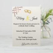 Wedding Invitation 招待状 (スタンド正面)