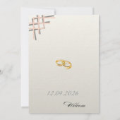 Wedding Invitation 招待状 (裏面)
