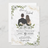 wedding invitation  招待状 (正面/裏面)