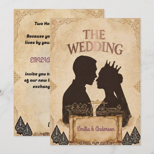 Wedding Invitation 招待状 (正面/裏面)