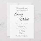 Wedding Invitation 招待状 (正面)