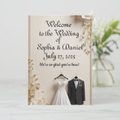 wedding invitation 招待状 (スタンド正面)