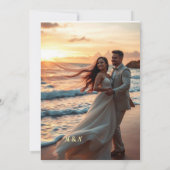 wedding invitation 招待状 (裏面)