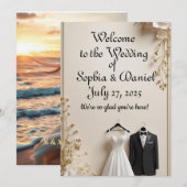 wedding invitation 招待状 (正面/裏面)