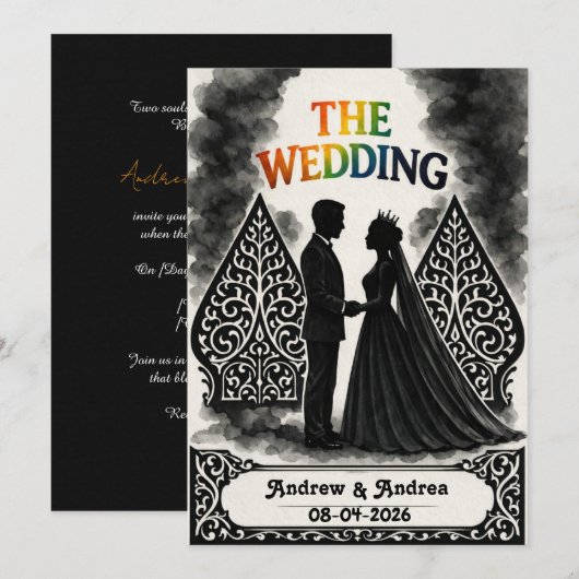 Wedding Invitation 招待状 (正面/裏面)