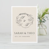 Wedding invitation  招待状 (スタンド正面)