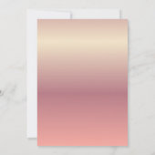  wedding invitation 招待状 (裏面)