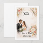 wedding Invitation 招待状 (正面/裏面)