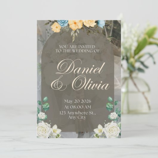 wedding invitation 招待状 (スタンド正面)