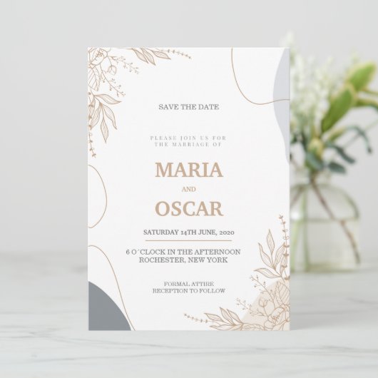 wedding Invitation 招待状 (スタンド正面)