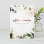 Wedding Invitation 招待状 (スタンド正面)