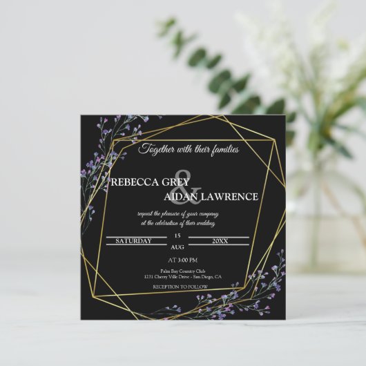 wedding Invitation 招待状 (スタンド正面)