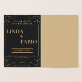 wedding Invitation 箔カード (内部)