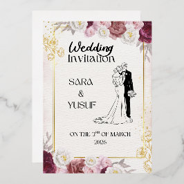 Wedding Invitation 箔招待状