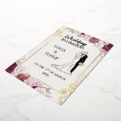 Wedding Invitation  箔招待状 (回転した状態)