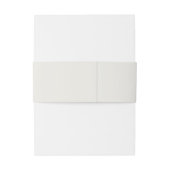 Wedding Invitation Belly Bands Elegant Personalize 招待状ベリーバンド (裏面例)