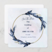 Wedding invitation card (正面/裏面)