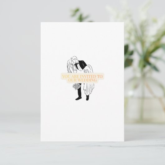 Wedding Invitation Card (スタンド正面)