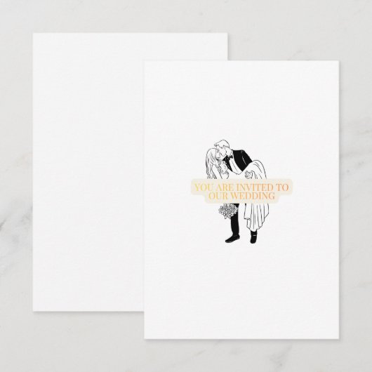 Wedding Invitation Card (正面/裏面)