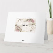 Wedding invitation card カード (裏面)