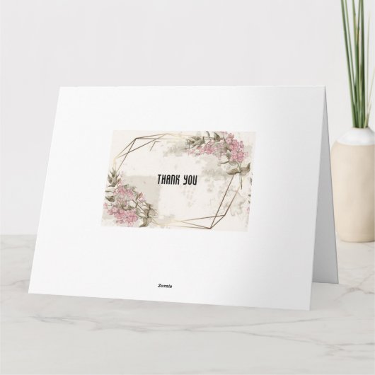 Wedding invitation card カード (裏面)