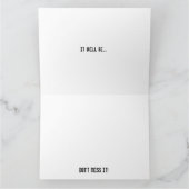 Wedding invitation card カード (内部)